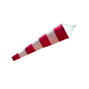 Buy Red and White Nylon Windsock in UAE